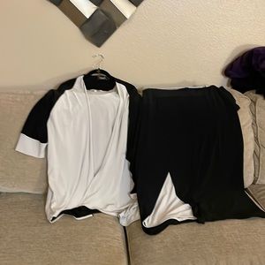 NWOT Sympli Outfit, includes skirt, tank and jacket. Size 16